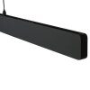Steinhauer Fluxy 6-light linear LED pendant light 120 cm, height-adjustable dining light