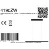 Steinhauer Fluxy LED adjustable linear pendant light 9-light 26W 4000 lm 2700K 9 cm