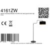 Steinhauer Bloeba modern adjustable floor lamp with switch for living room and bedroom