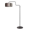 Steinhauer Bloeba Modern Arc Floor Lamp for Living Room, Adjustable with Switch