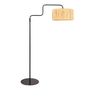 Steinhauer Bloeba Arc Floor Lamp, E27, 165 cm, adjustable reading lamp for living room