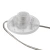 Steinhauer Sparkled Light klassische Bogenstehleuchte, Bogenlampe 240 cm mit Schalter