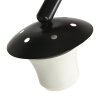 Steinhauer floor lamp Sparkled Light with gold and black cylindrical drum shade, adjustable