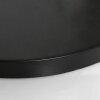 Steinhauer floor lamp Sparkled Light with gold and black cylindrical drum shade, adjustable