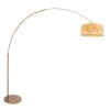 Steinhauer Sparkled Light Arc Floor Lamp, Curved Standing Lamp for Living Room