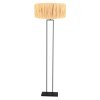 Steinhauer Stang Floor Lamp, Classic Standing Lamp with Fringed Shade, Adjustable, E27