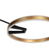 Steinhauer Ringlux LED Modern Arc Floor Lamp with Ring-Shaped Light, 2-Light, Adjustable