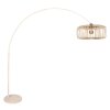 Steinhauer Sparkled Light Modern Adjustable Arc Floor Lamp 240 cm for Dining Room