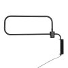 Steinhauer Bloeba Adjustable Swing Arm Wall Lamp for Bedroom and Living Room