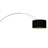 Steinhauer Sparkled Light adjustable arc floor lamp for dining room with switch