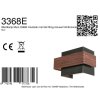 Steinhauer Muro modern angular 2-light G9 wall sconce for bedroom living room