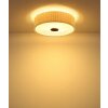 Globo Jannie 3-Light Round Flush Mount Ceiling Light for Living Room and Hallway, Ø 50 cm