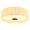 Globo Jannie 3-Light Round Flush Mount Ceiling Light for Living Room and Hallway, Ø 50 cm