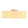Globo Jannie 3-Light Round Flush Mount Ceiling Light for Living Room and Hallway, Ø 50 cm