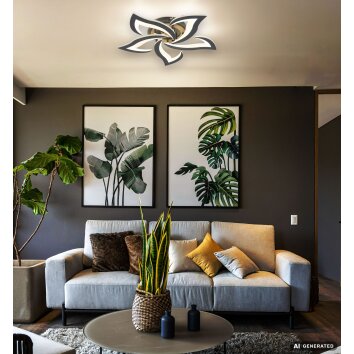 Globo Lavonne LED Modern Ceiling Light 26 Watt 2800 Lumen 3000-6500 Kelvin 55 cm