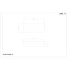 Globo Donte LED ceiling light, rectangular ceiling lamp for hallway, modern