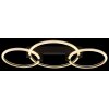Globo Fletcher LED Triple Ring Ceiling Light 4700 Lumen 3000 Kelvin 40 Watt