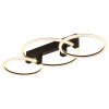 Globo Fletcher LED Triple Ring Ceiling Light 4700 Lumen 3000 Kelvin 40 Watt