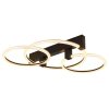 Globo Fletcher LED Triple Ring Ceiling Light 4700 Lumen 3000 Kelvin 40 Watt