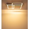 Globo Estrada LED ceiling light, modern rectangular ceiling lamp for living room