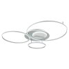 Globo Johnson LED ceiling light, modern ring ceiling lamp with remote control