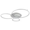 Globo Johnson LED ceiling light, modern ring ceiling lamp with remote control