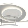Globo Johnson LED ceiling light, modern ring ceiling lamp with remote control