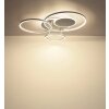 Globo Johnson modern LED ring ceiling light with remote control 4200 lm 40 W 2700-6500 K