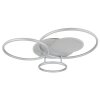 Globo Johnson modern LED ring ceiling light with remote control 4200 lm 40 W 2700-6500 K