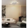 Globo Johnson round LED ceiling light ring lamp with remote control, modern