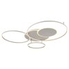 Globo Johnson round LED ceiling light ring lamp with remote control, modern