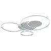Globo Johnson round LED ceiling light ring lamp with remote control, modern