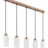 Globo Rowena Linear Pendant Light 5-Light 100 cm Dining Table Pendant Light E27