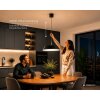 Globo Silena LED modern round pendant light for dining room, 40 cm, 3000 K, 2900 lm, 24 W
