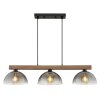 NOWA Romy 3-Light Dining Table Pendant Light, E27, 114 cm, with dome shades