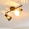 VANTAA ceiling light black-gold, 2-light sources