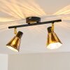 VANTAA ceiling light black-gold, 2-light sources