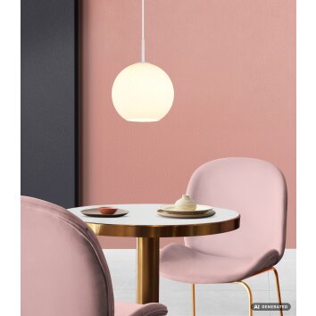 Globo Andre modern round globe pendant light, Ø 25 cm, E27, 60 W