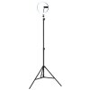 Globo Delgado LED selfie ring light with phone holder for content creation, 63 cm