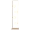 NOWA Nanda square floor lamp, modern standing lamp, 4-light G9 with cord switch