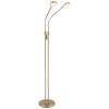 Globo Silvio LED floor lamp, twin-head couch reading lamp, 173 cm, 1400 lm, modern