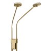 Globo Silvio LED floor lamp, twin-head couch reading lamp, 173 cm, 1400 lm, modern