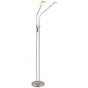 Globo Silvio LED Floor Standing Lamp, dual-head Reading Lamp, 1400 lm, 2700-4000 K