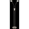 Globo Silvio LED Floor Standing Lamp, dual-head Reading Lamp, 1400 lm, 2700-4000 K