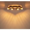 Globo Milley 4-Light Ceiling Spotlight Bar E27 40W, modern ceiling spotlight