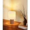 Globo Jannie Decorative Table Lamp with Pleated Shade, E27, 40W, Modern Retro