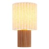 Globo Jannie Decorative Table Lamp with Pleated Shade, E27, 40W, Modern Retro