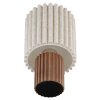 Globo Jannie Decorative Table Lamp with Pleated Shade, E27, 40W, Modern Retro