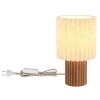 Globo Jannie Decorative Table Lamp with Pleated Shade, E27, 40W, Modern Retro