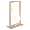 NOWA Nanda 2-light rectangular table lamp for sideboards, G9, modern, with cord switch